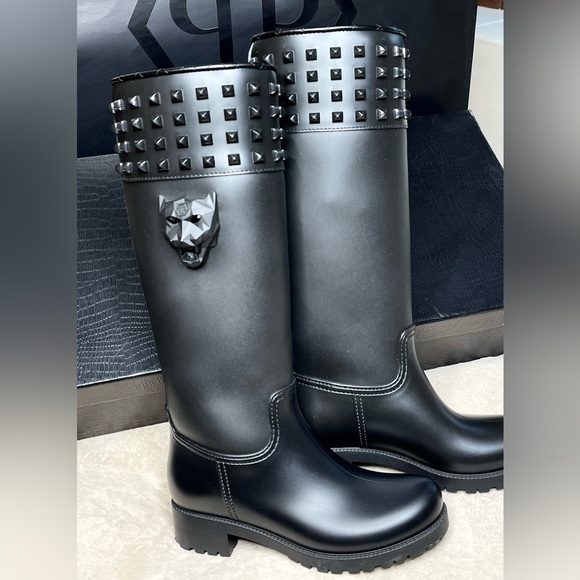 PHILIPP PLEIN Rain boots - Picture 1 of 9